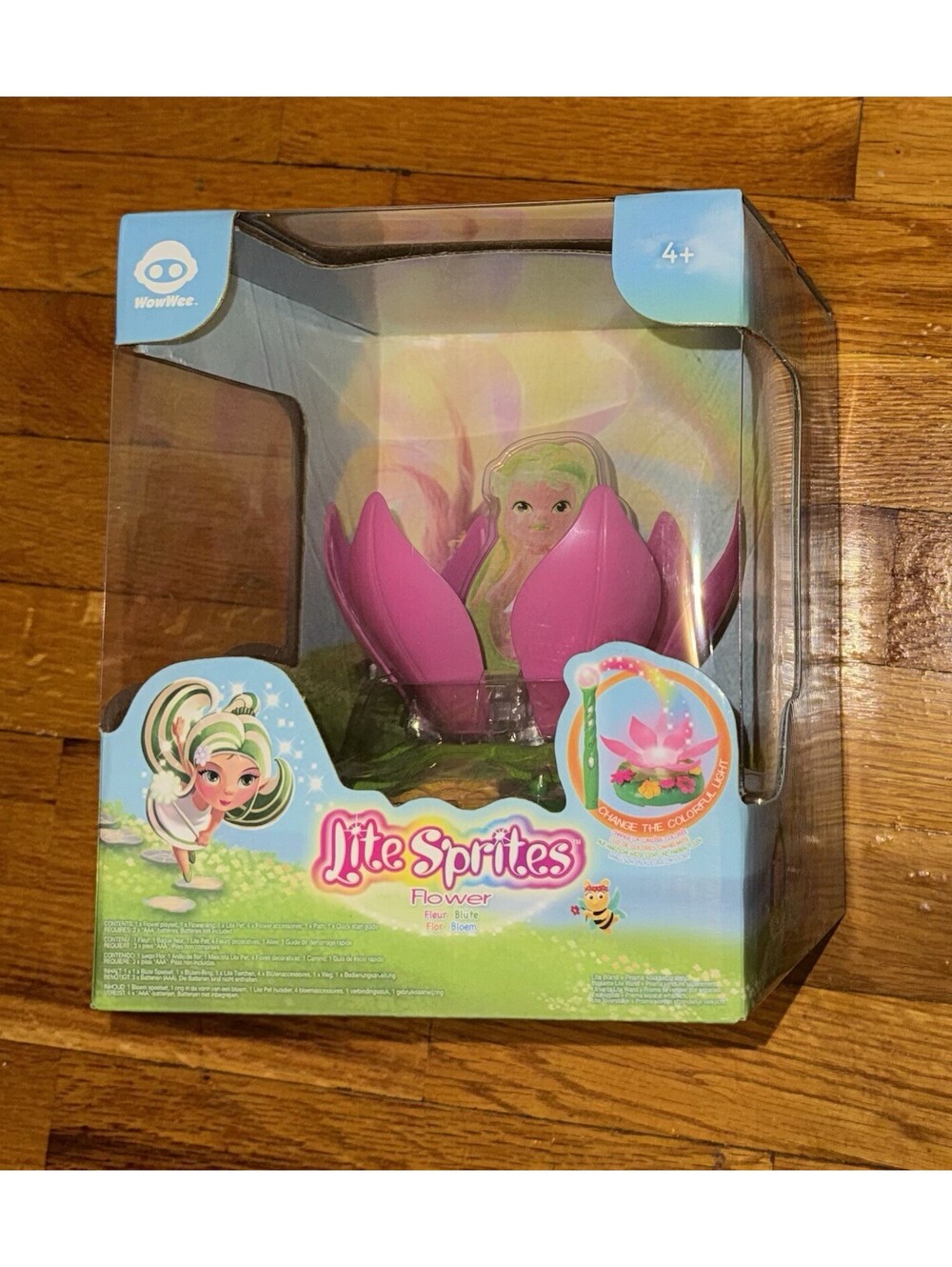 Rare! Vintage 2011 WowWee Lite Sprites Flower Deluxe Playset - Sealed(NIB)